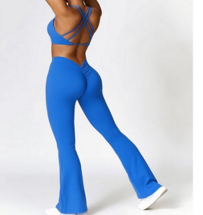 Women Yoga Set 2 Pieces Gym Workout Leggings & Bra Suit