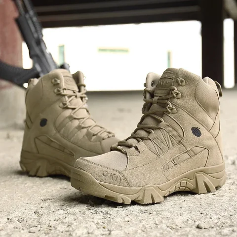 Men's Tactical Hiking Combat Ankle Boots