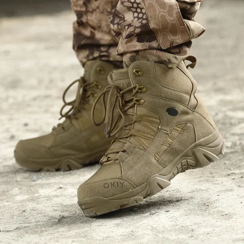 Men's Tactical Hiking Combat Ankle Boots