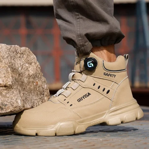 Men Indestructible Anti Puncture Safety Boots