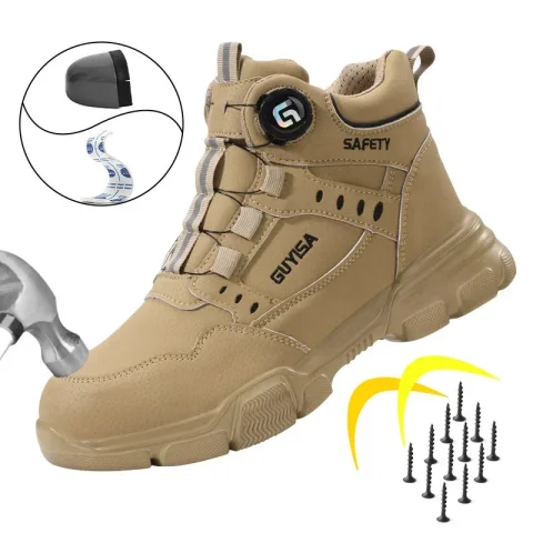 Men Indestructible Anti Puncture Safety Boots