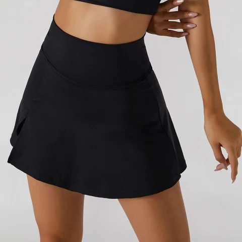 Women Yoga, Gym Running Workout Shorts Skirt