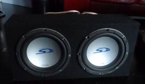 Alpine S-Series 10" car Subwoofer With Denon DCQ 400